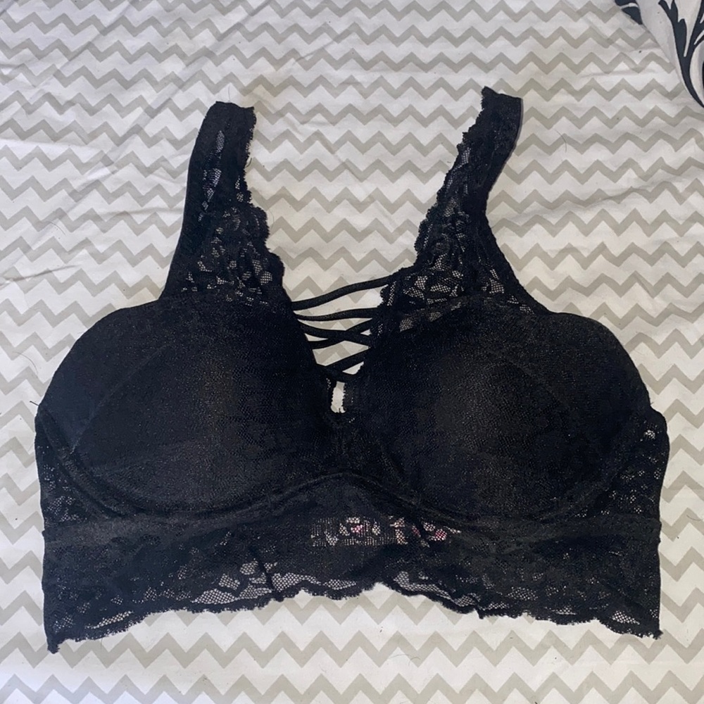 Pink Push Up lace Bra